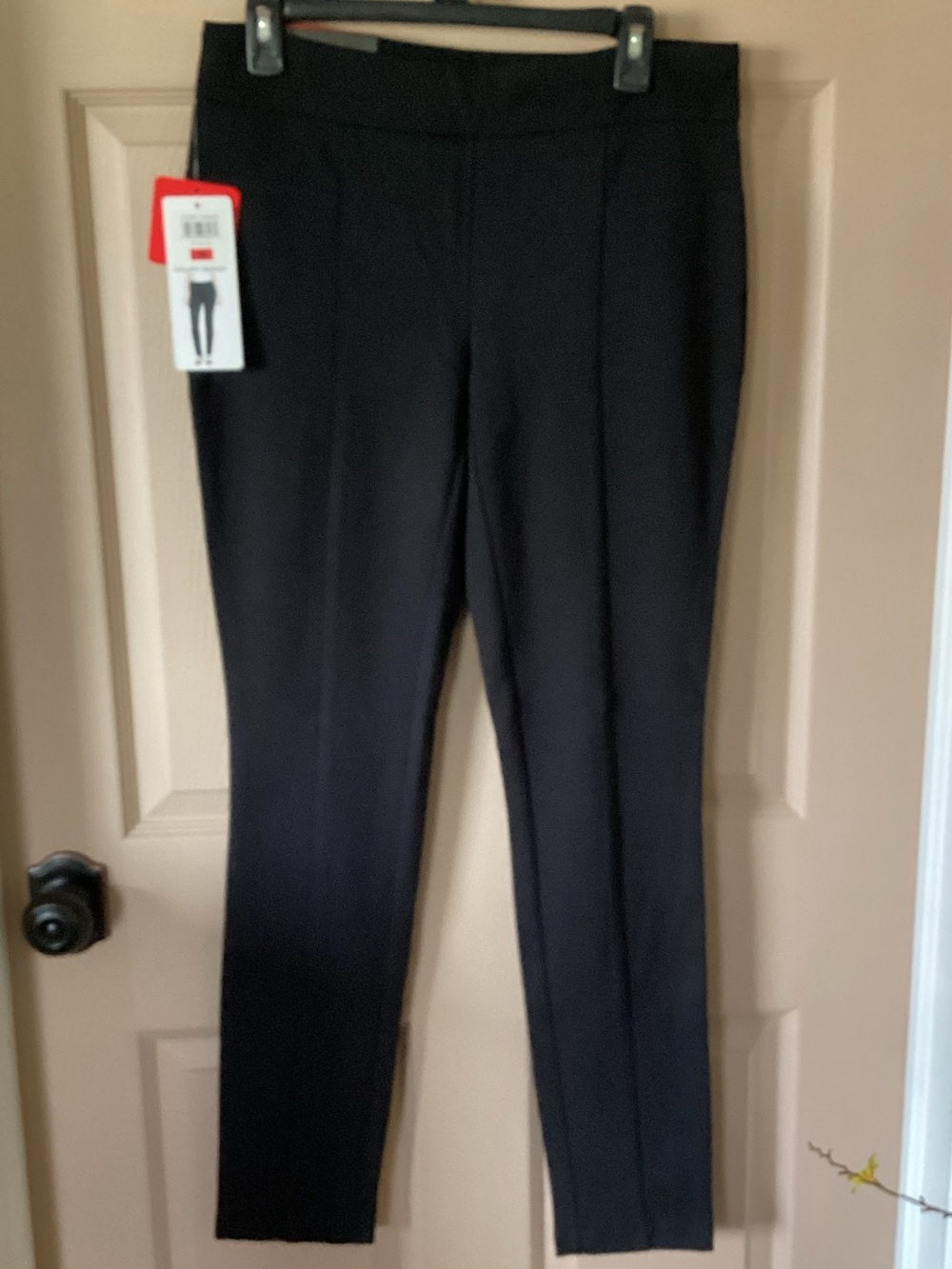 Hilary Radley Black Ponte Ankle Pants